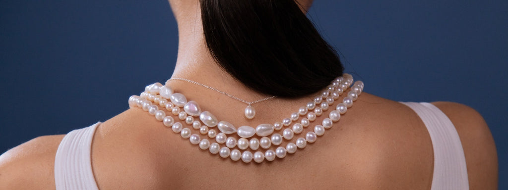 How to make a retro style pearl necklace?