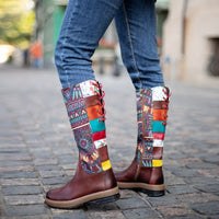 botte-hippie-femme-couleur-retro