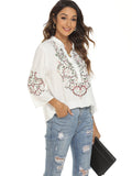 Chemise Blanche Femme Hippie