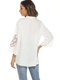 Chemise Blanche Femme Hippie