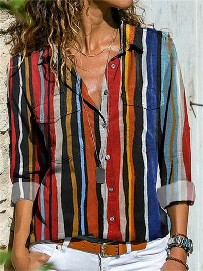 chemise-a-rayure-hippie-femme
