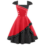 Robe Année 70 Pin-Up Rockabilly