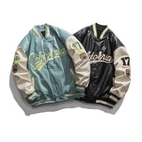 Varsity leather jacket 