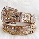 Gold diamond belt