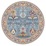 tapis-rond-annee-70-avec-motif-floral