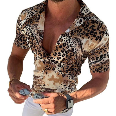 chemise-annee-90-imprime-leopard-homme