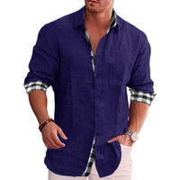 chemise-manches-longues-coutures-carreaux-annee-70