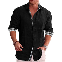 chemise-manches-longues-coutures-carreaux-annee-70