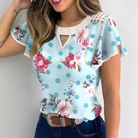 t-shirt-hippie-petit-pois-fleurs