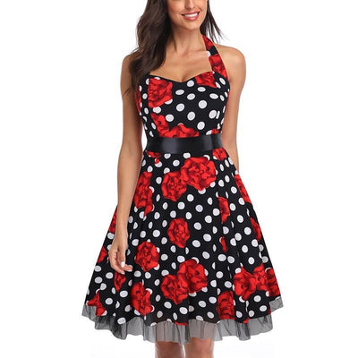 robe-annee-90-roses-rouges