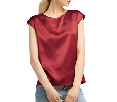 t-shirt-satin-rouge-annee-90-femmes