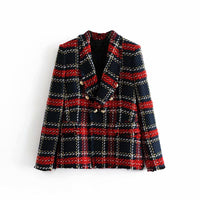 Women's 90s Checked Jacket 