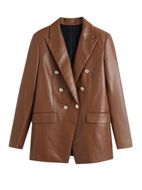 90s Women's Leather Jacket 